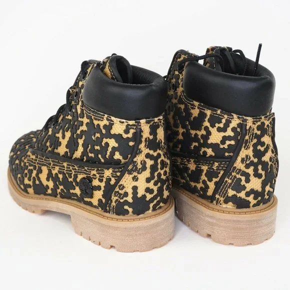 Timberland 6 Inch Classic Vent Tech Series Boys Boots Leather Wheat - Picture 9 of 11